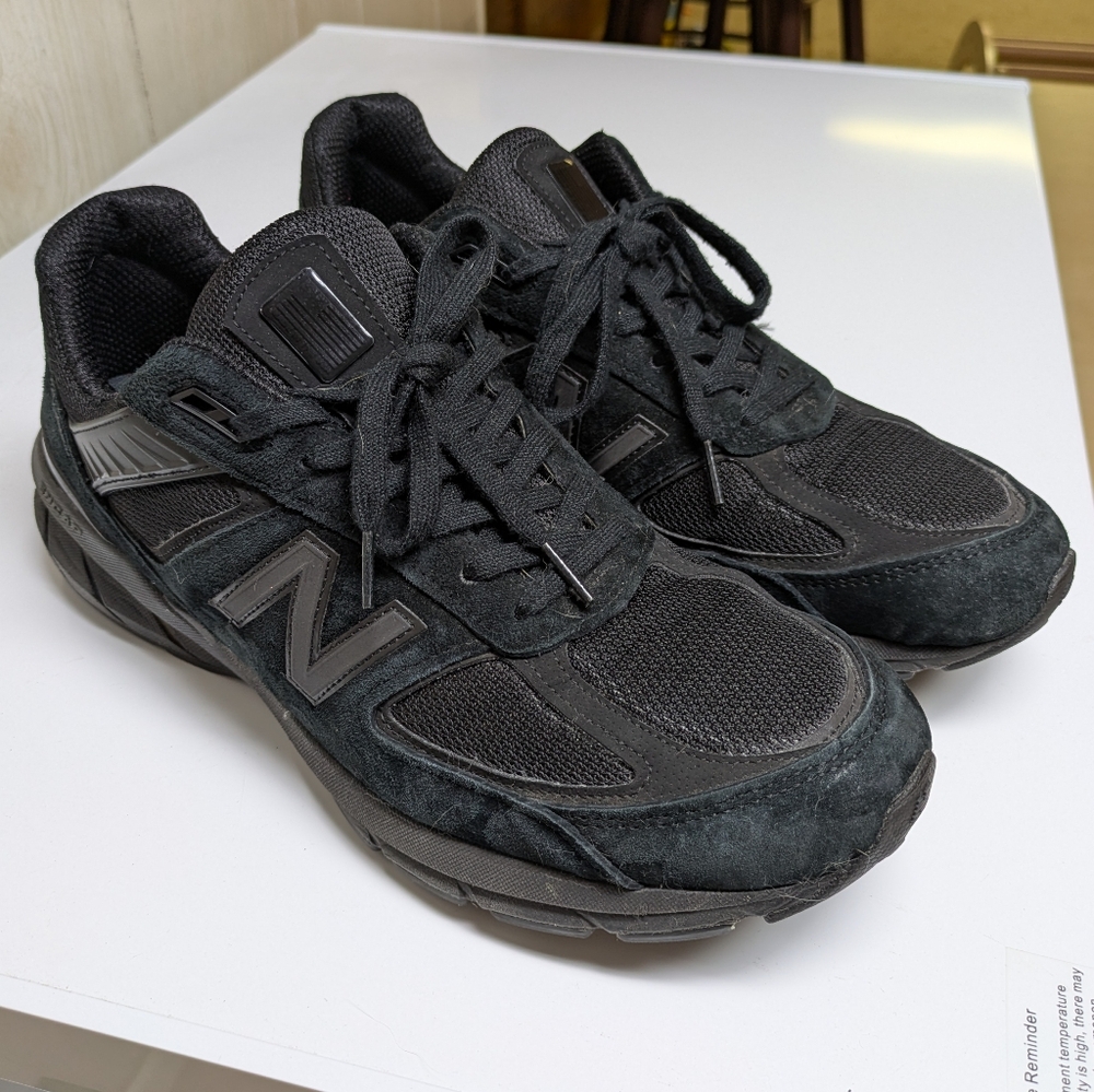 New Balance 990v5 Triple Black Size 12 Used